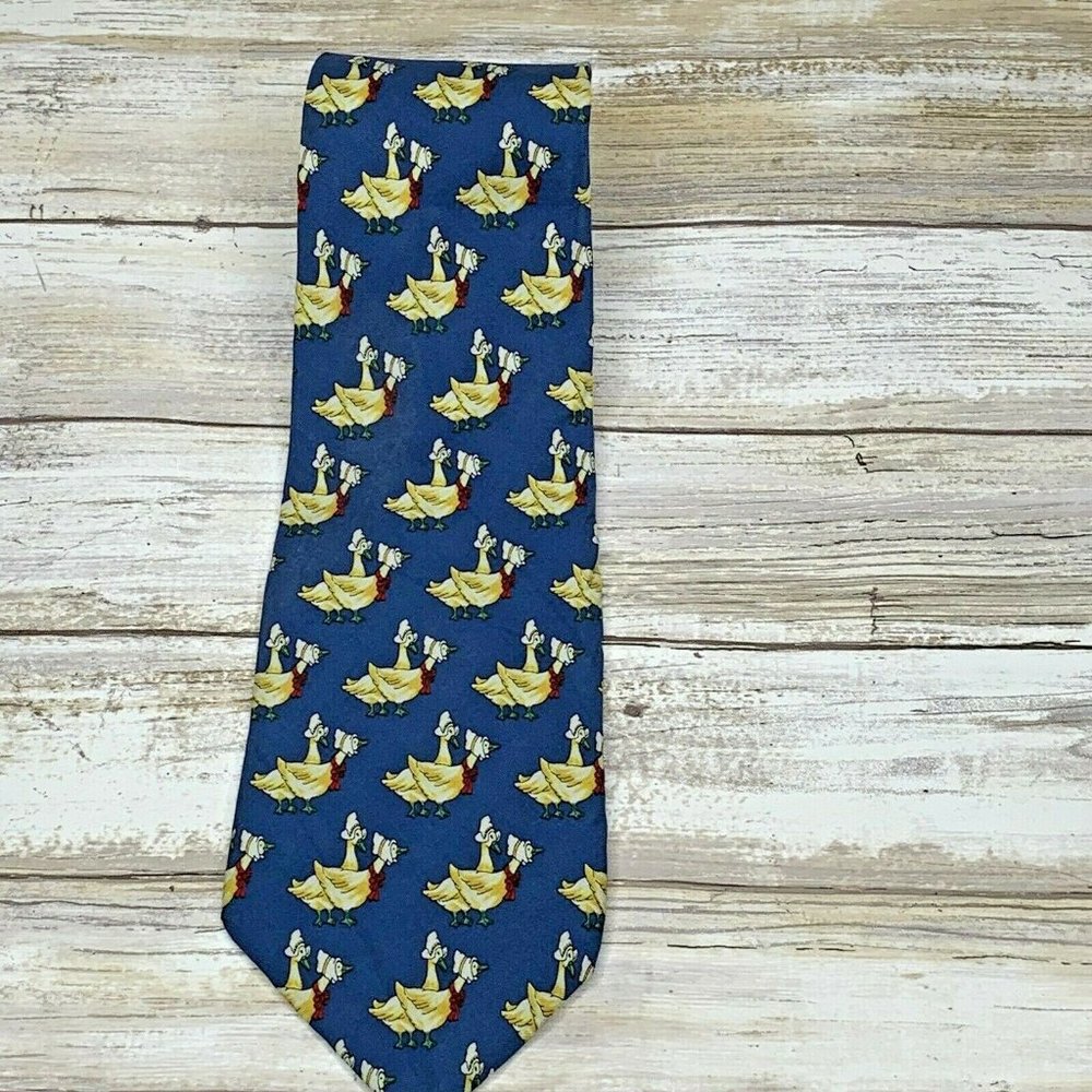 Andrew Scott blue mother goose novelty Neck Tie